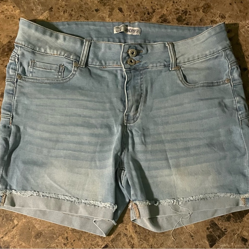 Light Blue Women's Denim Shorts